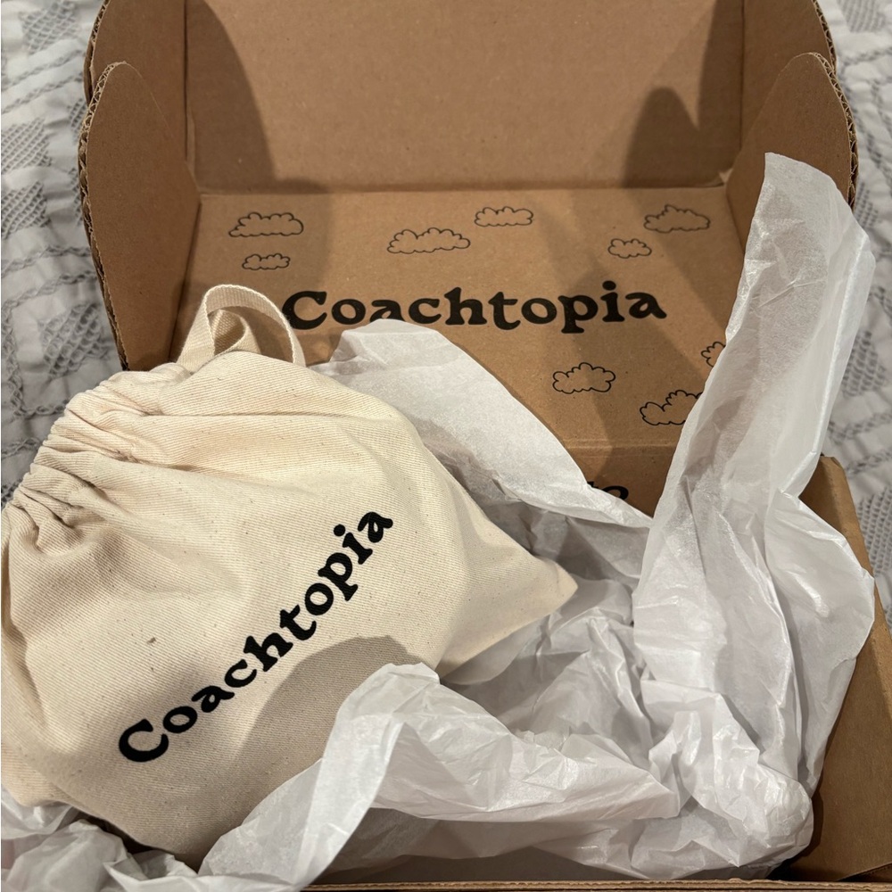 Green Coachtopia NWT Mini Coach Crossbody Leather Bag & Strap, Unused/Brand New - Picture 7 of 8